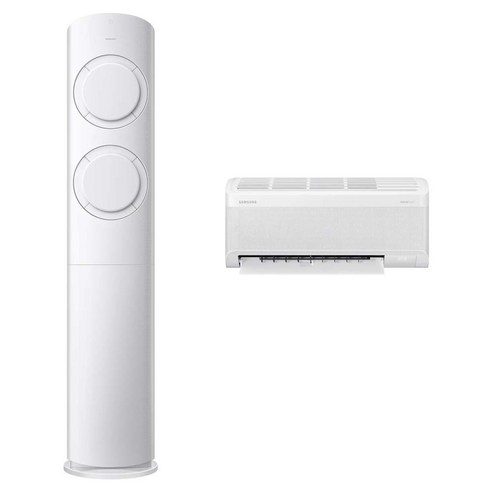 삼성전자 56.9㎡(17.2평) + 18.7㎡(5.7평) AI Q9000 홈멀티형 에어컨 AF60F17D11WRZ + 리모컨 세트 방문설치, 매립배관형