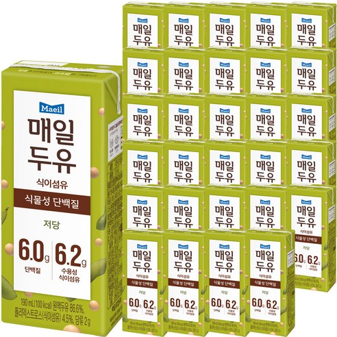 매일두유 식이섬유 저당, 190ml, 120개