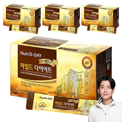 뉴트리디데이 마일드 다이어트 스위트 아메리카노맛, 270g, 4개