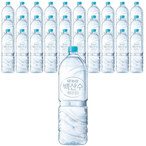 백산수 무라벨, 2L, 36개