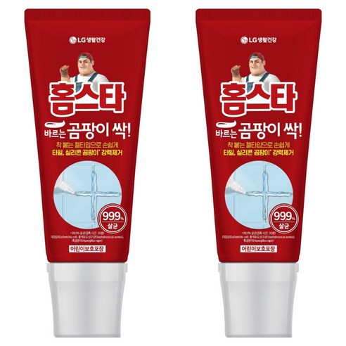 홈스타 바르는 곰팡이 싹 세정제, 120ml, 2개
