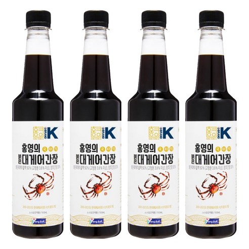 홍영의 붉은대게 어간장, 500ml, 4개