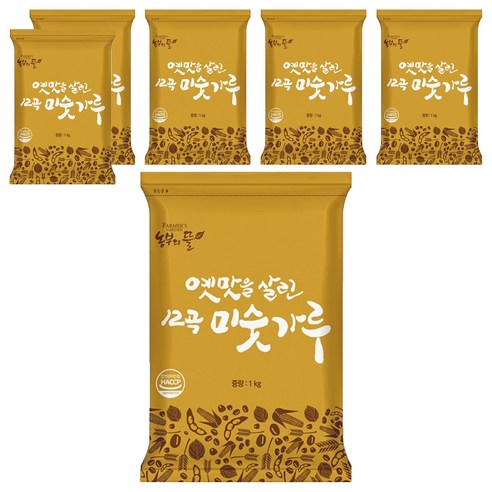 농부의뜰 12곡 미숫가루, 1kg, 6개