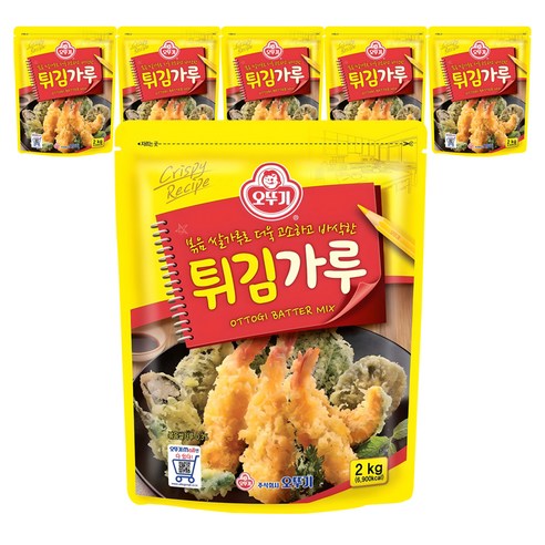 오뚜기 튀김가루, 2kg, 6개