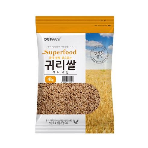 대구농산 불릴필요없는 귀리쌀, 4kg, 1개