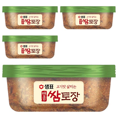 샘표 매콤 쌈토장, 170g, 4개