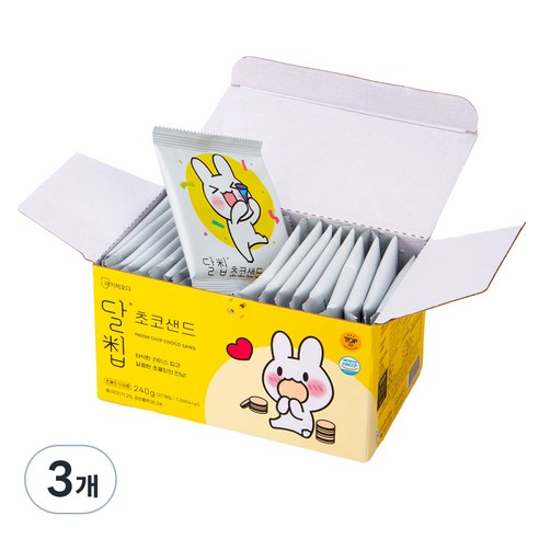 네이처오다 달칩 초코샌드 12g x 20p, 초코맛, 240g, 3개