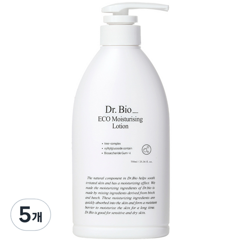 닥터바이오 에코 로션, 5개, 750ml