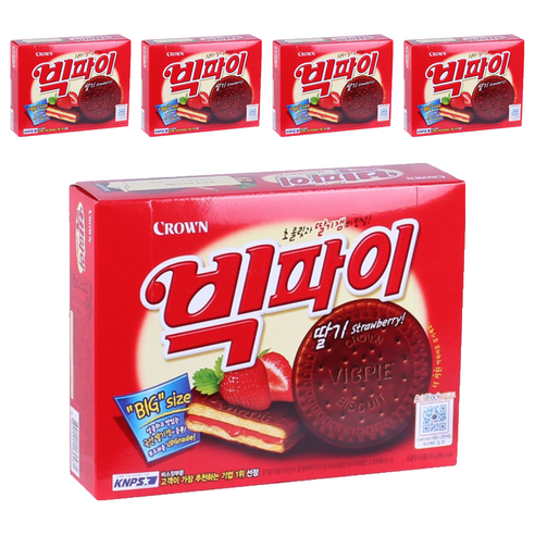 크라운 빅파이 딸기