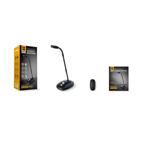 조이트론 방송용 유튜브 스탠드 USB 마이크, GM35U, 혼합색상