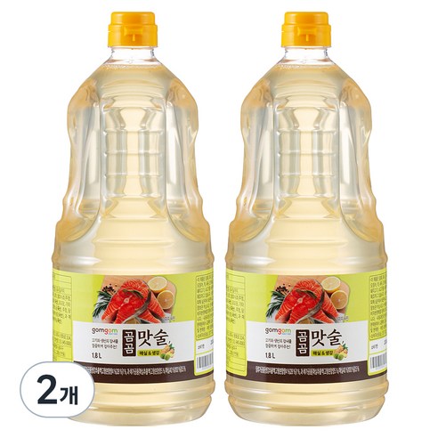 곰곰 맛술 매실&생강, 1.8L, 2개