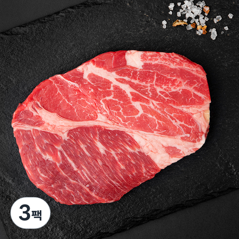 푸드랩플러스 호주산 곡물 척아이롤 구이용 (냉장), 200g, 3팩