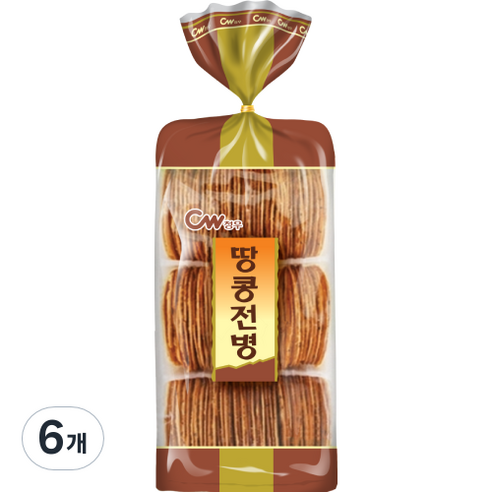 청우식품 땅콩전병, 320g, 6개