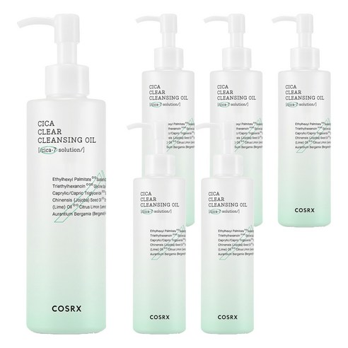 코스알엑스 퓨어 핏 시카 클리어 클렌징 오일, 200ml, 6개