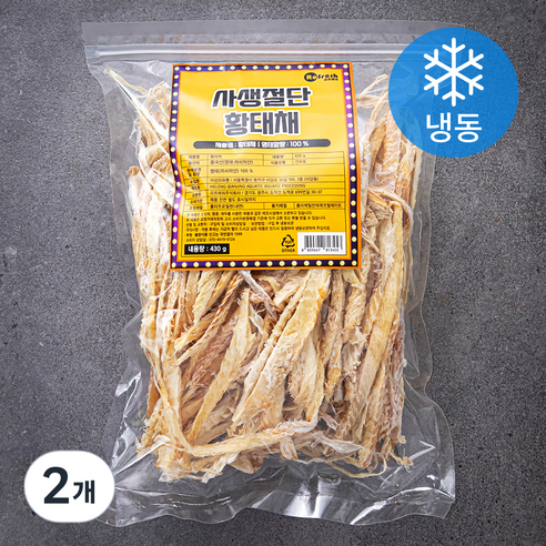 리프레쉬 사생절단 황태채 (냉동), 430g, 2개