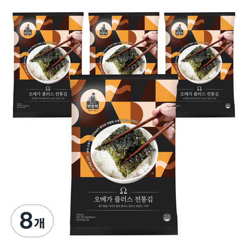 오메가 플러스 전통김 전장, 23g, 8개