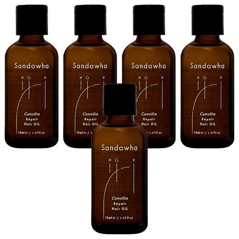 산다화 카멜리아 리페어 헤어오일, 50ml, 5개