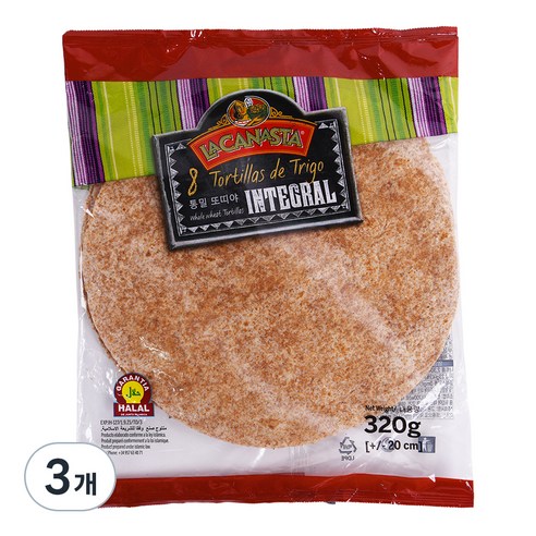 건강한 식탁을 위한 선택, 라카나스타 통밀 또띠아 통밀또띠아