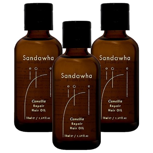산다화 카멜리아 리페어 헤어오일, 50ml, 3개