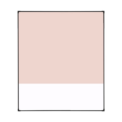 맘스보드 제제 사각 애드 자석보드 블랙, Baby Pink
