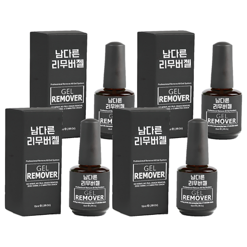 남다른 매직 리무버 젤 15ml, 혼합색상, 4개