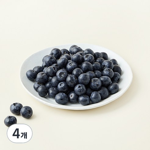 산지직송 아주마 무농약 인증 영동 대왕 블루베리, 250g, 4개