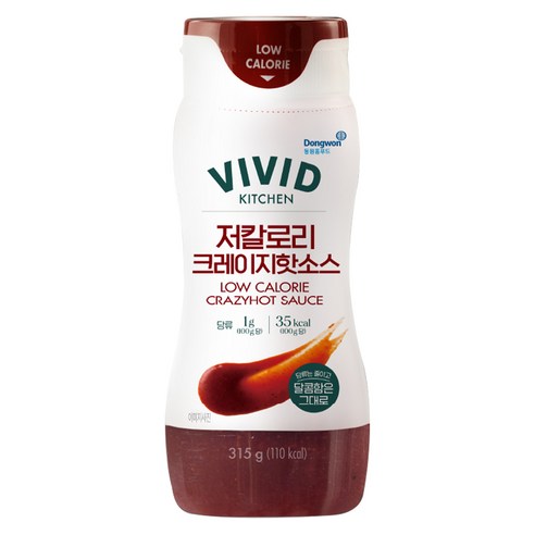 비비드키친 저칼로리 크레이지핫소스, 315g, 1개