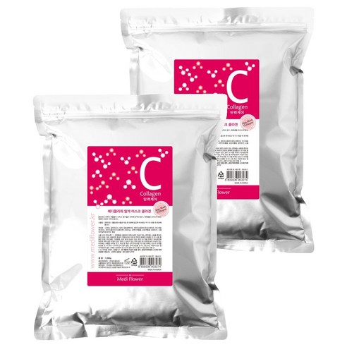 메디플라워 프리미엄 모델링팩 콜라겐 1kg, 1개입, 2개