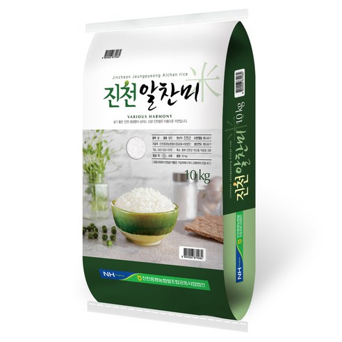 농협 2024년산 햅쌀 진천 알찬미, 상등급, 10kg, 1개