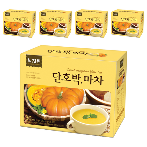 녹차원 단호박마차, 17g, 30개입, 5개