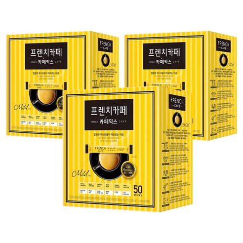 프렌치카페 카페믹스 마일드, 11.1g, 50개입, 3개