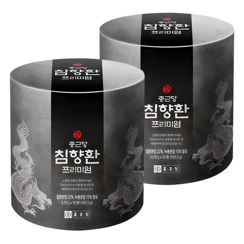 종근당 침향환 프리미엄, 187.5g, 2개