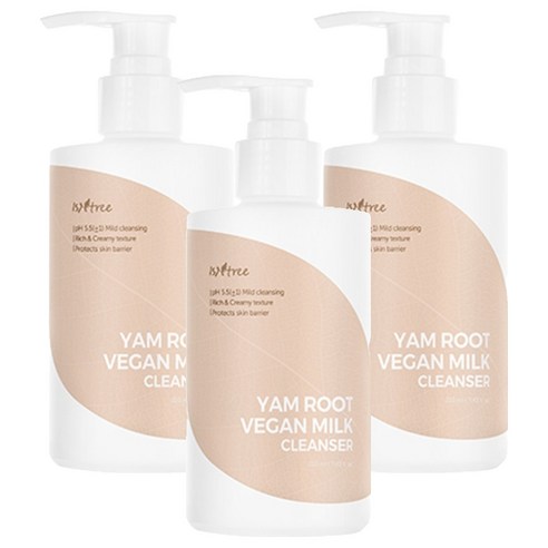 이즈앤트리 참마 밀크 클렌저, 220ml, 3개