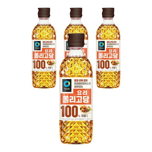 청정원 요리 올리고당, 700g, 4개