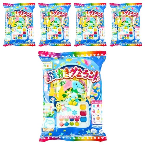 크라시에 오에가키 구미랜드 젤리만들기, 27g, 5개