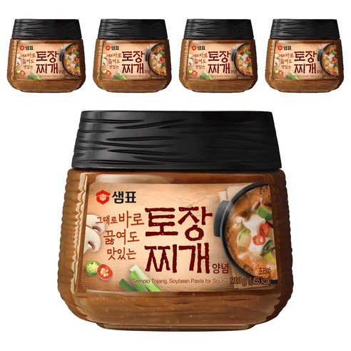 샘표 토장찌개 양념, 910g, 5개