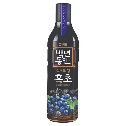 샘표 백년동안 현미발효 흑초 블랙블루베리
