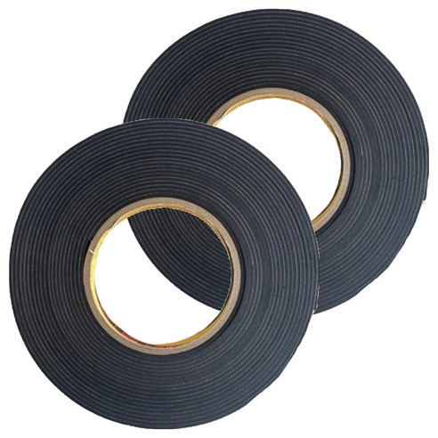 EVA 단면 스펀지 테이프 폭 40mm X 두께 2mm X 총길이 7.5M, 2개