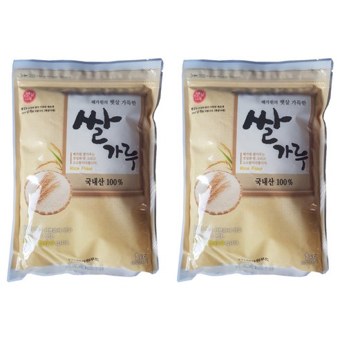 해가원 쌀가루 100%, 1kg, 2개