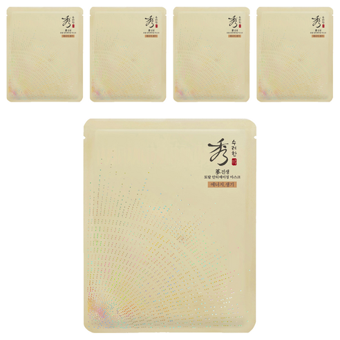 수려한 진생 토탈 안티에이징 마스크, 5개