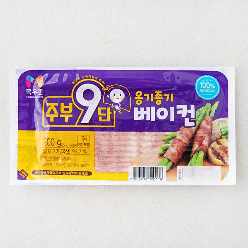 목우촌 주부9단 옹기종기베이컨, 1개, 200g
