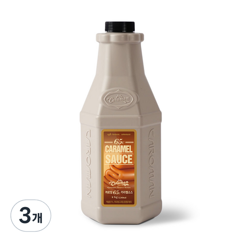 까로망 65C 카라멜 소스, 2kg, 3개