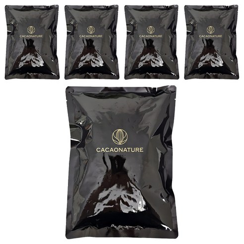 카카오네이처 화이트 컴파운드 코팅 초콜릿, 500g, 5개