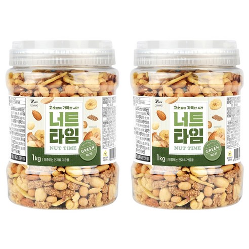너트타임 그린 믹스넛, 1kg, 2개