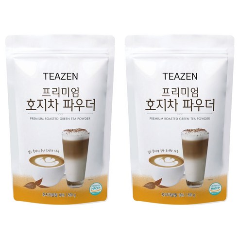 티젠 프피미엄 호지차 파우더, 500g, 1개입, 2개