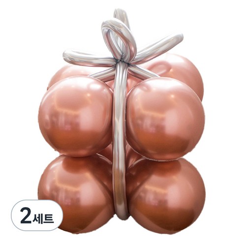 타이탄 파티 이벤트 풍선 12인치 원형풍선 8개+막대풍선 4개+접착스티커 세트, 2번, 2개
