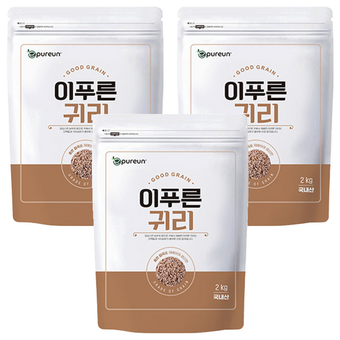 이푸른 국산 귀리, 2kg, 3개