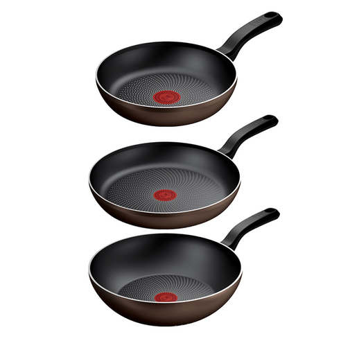 테팔 인덕션 티타늄 라이트쿡 프라이팬 22cm + 28cm + 볶음팬 28cm, 1세트