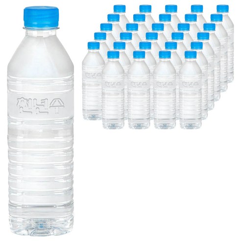 천년수 무라벨 생수, 500ml, 100개