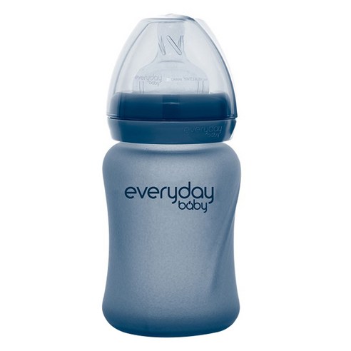 에브리데이베이비 유리젖병 150ml, 네이비, 1개